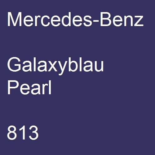 Mercedes-Benz, Galaxyblau Pearl, 813.